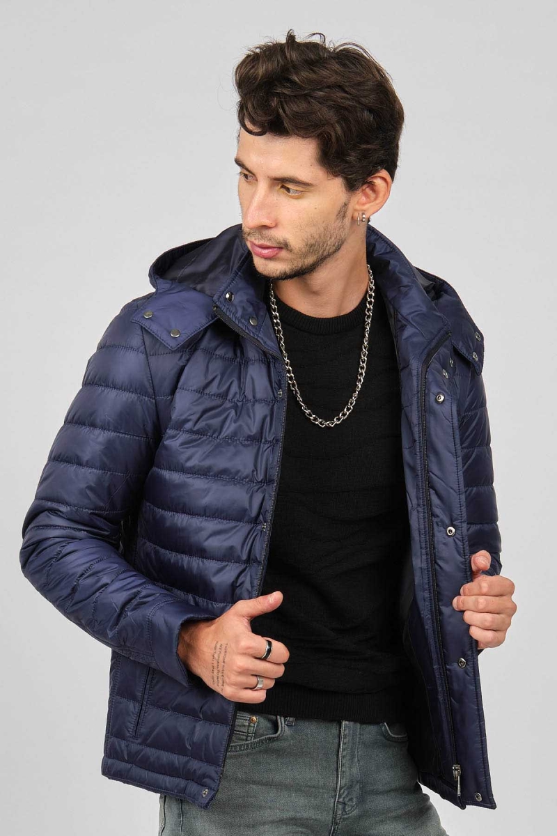 Daynax Erkek Kapüşonlu Mont 4927100 Indigo Indigo