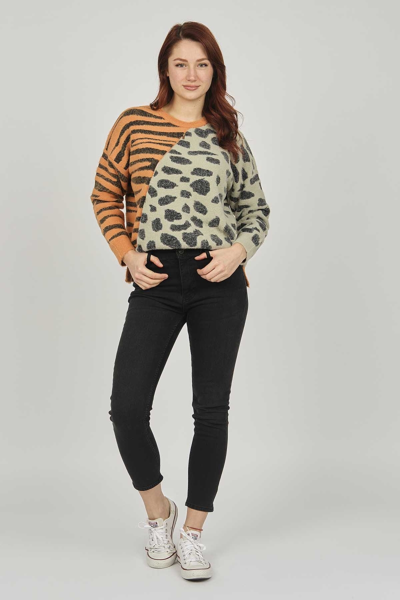 Fashion Friends Kadın Yüksek Bel Jean Pantolon 5370693 Antrasit Antrasit