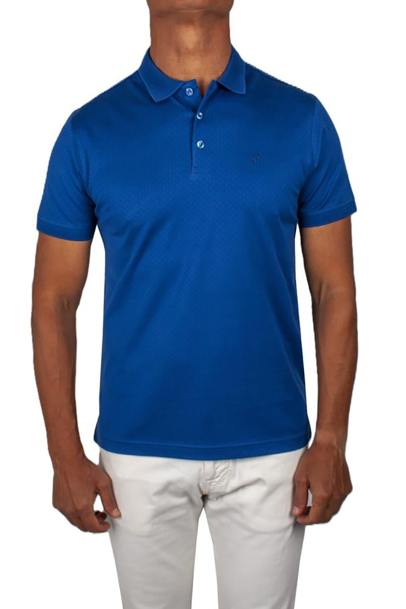 Formenti Erkek Polo Yaka %100 Pamuk T-Shirt FSP_1528 Saks Saks