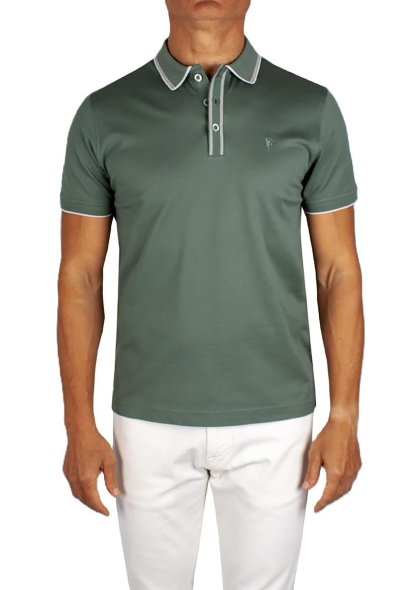 Formenti Erkek Polo Yaka %100 Pamuk T-Shirt FSP-1603 Haki Haki