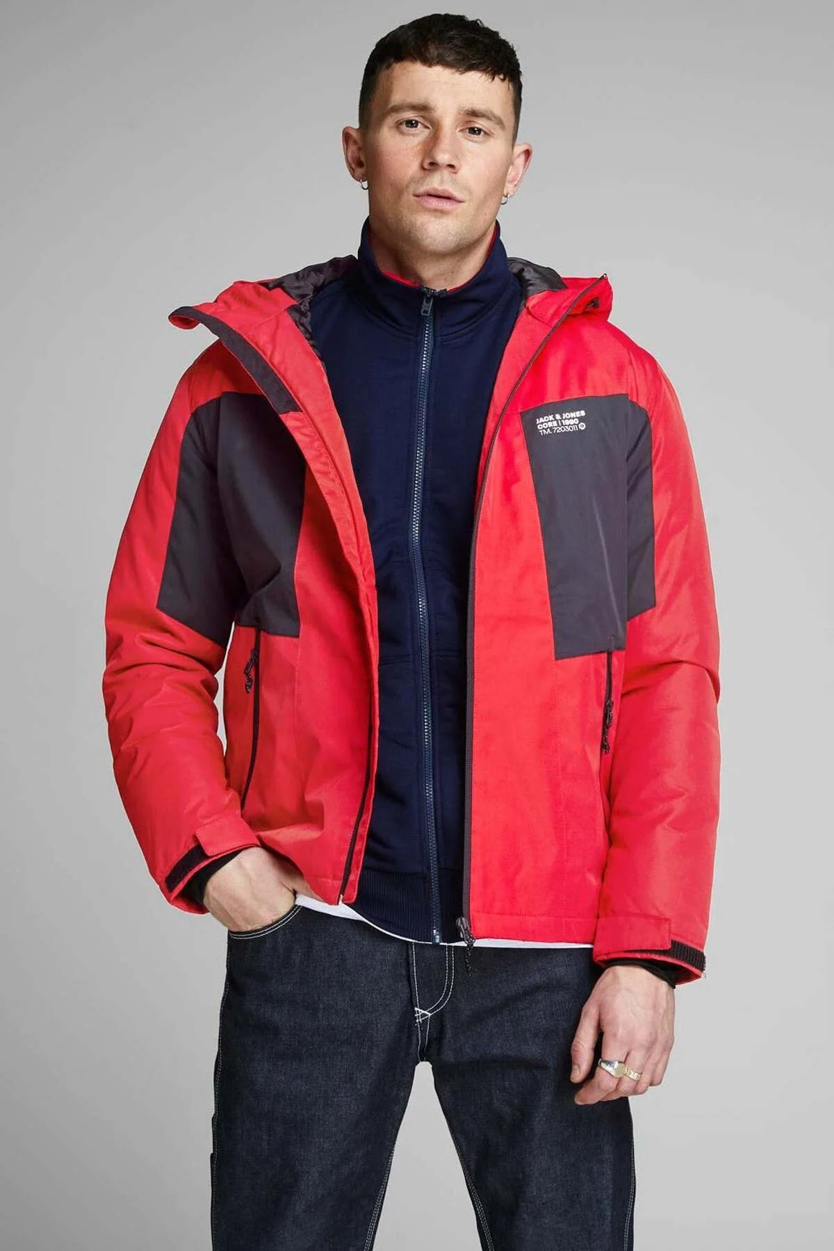 Jack & Jones Erkek Jcobest Kapüşonlu Softshell Ceket Mont 12140297