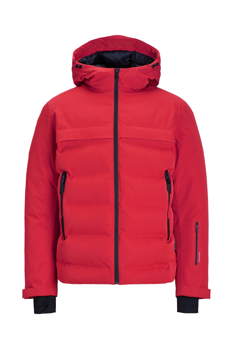 Jack & Jones Erkek Jcotarwin Puffer Şişme Mont 63412225287 Kırmızı Kırmızı