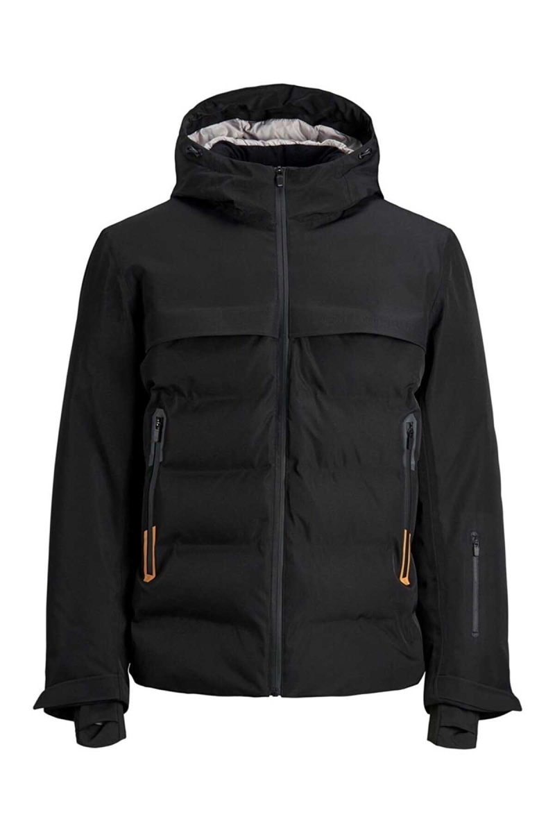 Jack & Jones Erkek Jcotarwin Puffer Şişme Mont 63412225287 Siyah Siyah