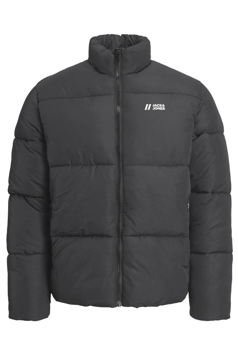 Jack & Jones Erkek Jjmax Dik Yaka Puffer Mont 12238745 Asfalt Asfalt