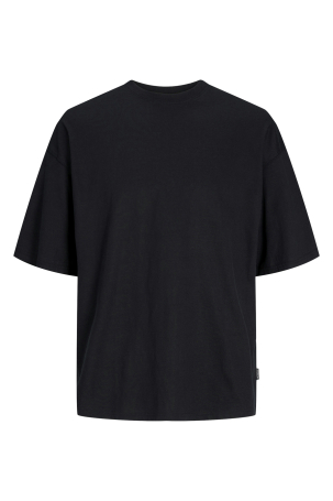 Jack & Jones Erkek Jorgrand Bisiklet Yaka %100 Pamuk Oversize T-Shirt 12253993 Siyah Siyah
