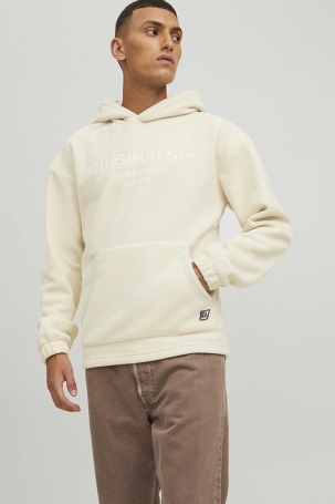 Jack & Jones Erkek Jorslope Fleece Polar Sweatshirt 63412216573 Bej Bej