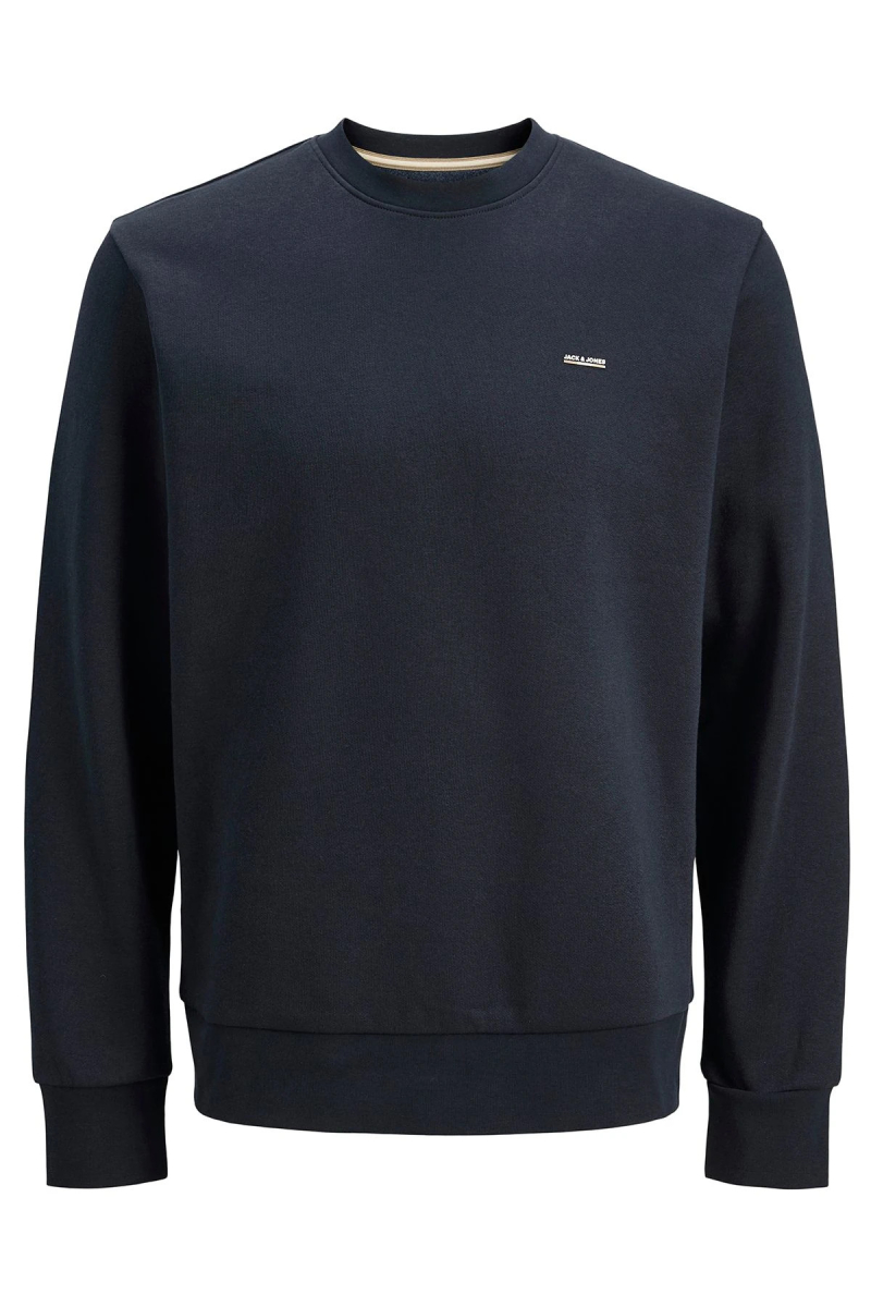 Jack & Jones Erkek Jprblunathan Bisiklet Yaka Sweatshirt 12284399 Lacivert Lacivert