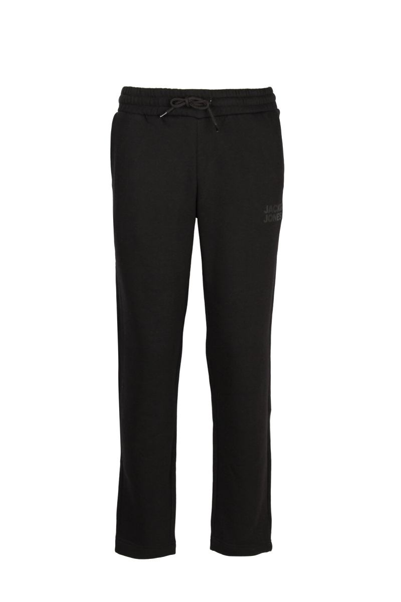 Jack & Jones Erkek Jpst Gordon Beli Lastikli Pamuklu Eşofman Altı 12290437 Siyah Siyah