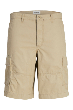 Jack & Jones Erkek Jpstcole %100 Pamuk Kargo Şort 12253222 Bej Bej