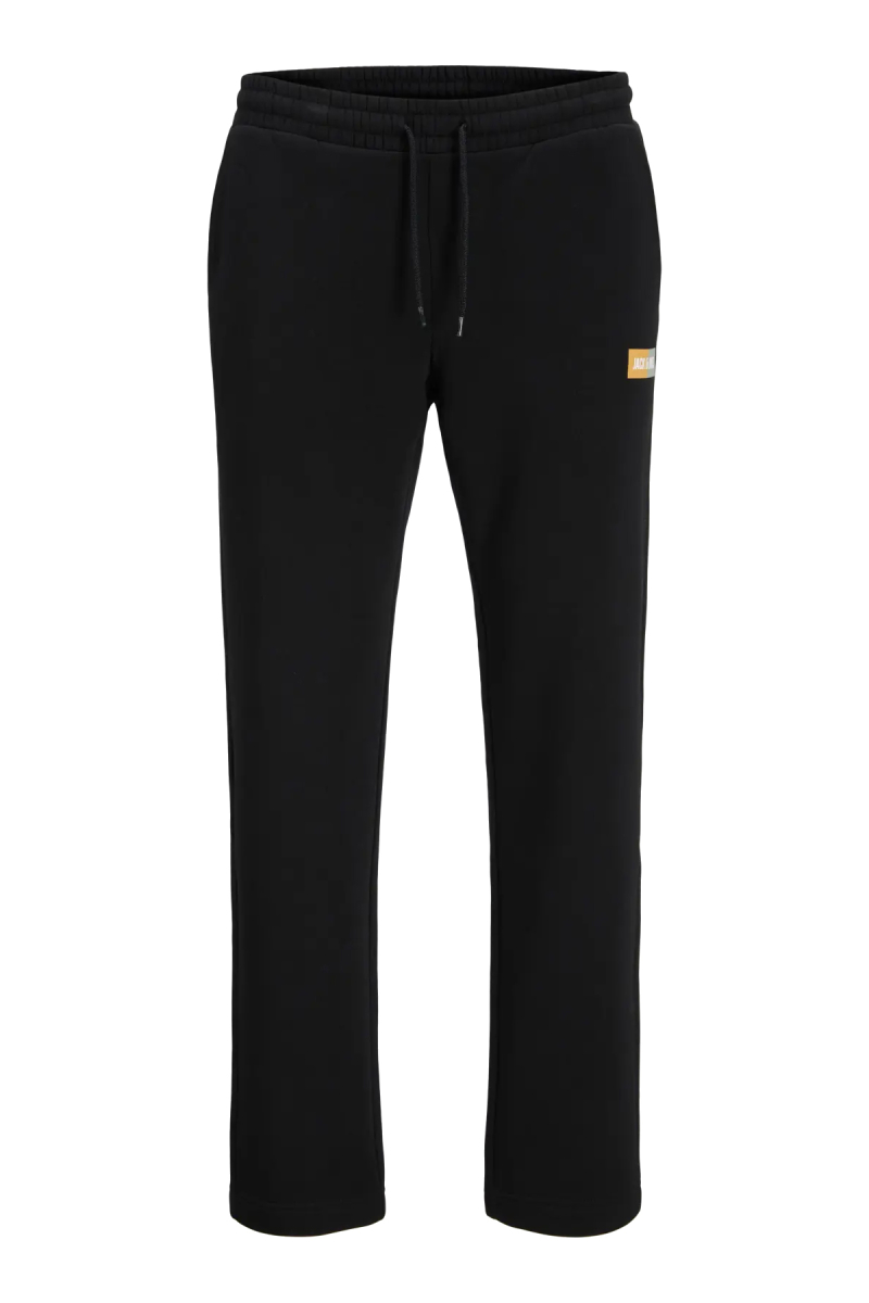 Jack & Jones Erkek Jpstgordon Beli Lastikli ve Bağcıklı Eşofman Altı 12310633 Siyah Siyah