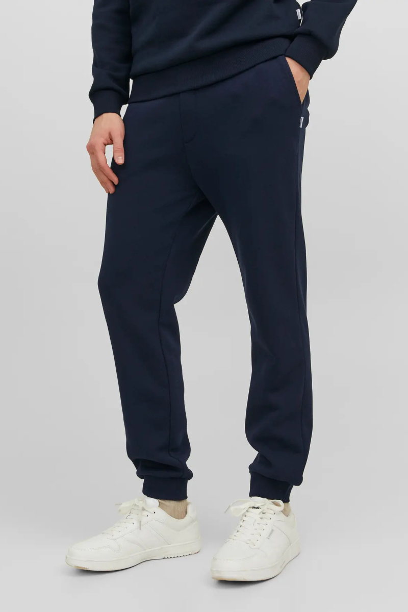 Jack & Jones Erkek Jpstgordon Elastik Bel Pamuklu Eşofman Altı 12249274 Lacivert Lacivert