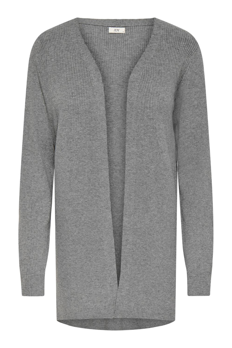 JDY Kadın Jdyprıme V Yaka Uzun Kollu Örme Hırka 15350887 Gri Gri