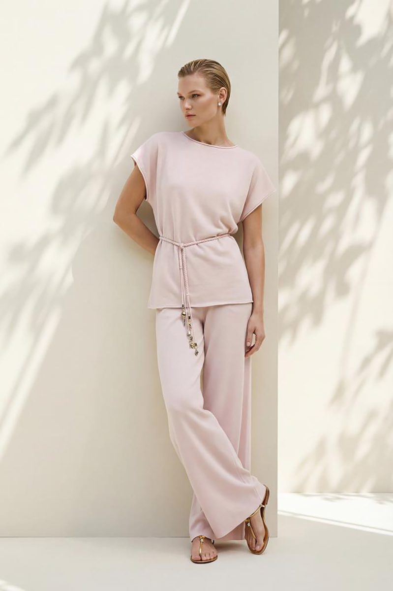Join Us Kadın Bol Paça Pantolon S071 Pembe Pembe