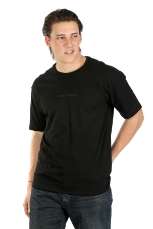 Lee Cooper Erkek Aylex O Yaka T-Shirt 242006 Siyah Siyah