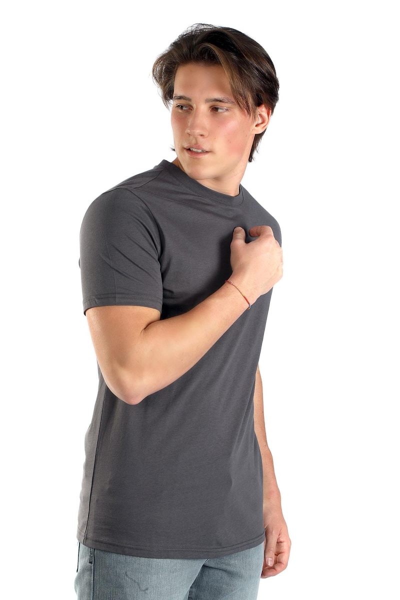 Lee Cooper Erkek Baselo O Yaka T-Shırt 242019 Antrasit Antrasit