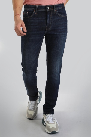 Lee Cooper Erkek Jack Normal Bel Slim Fit Jean Pantolon 121048 Orta Mavi Orta Mavi