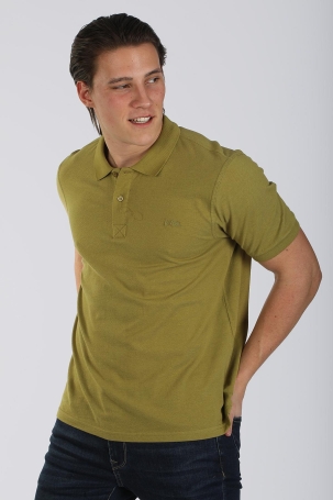 Lee Cooper Erkek Twıns 1 Pike Polo Yaka T-Shırt 242025 Yağ Yeşili YAĞ YEŞİLİ