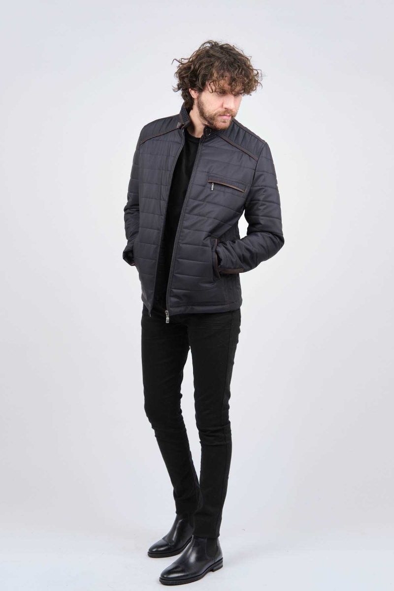 Lucas Erkek Dik Yaka Spor Mont 2650747 Lacivert Lacivert