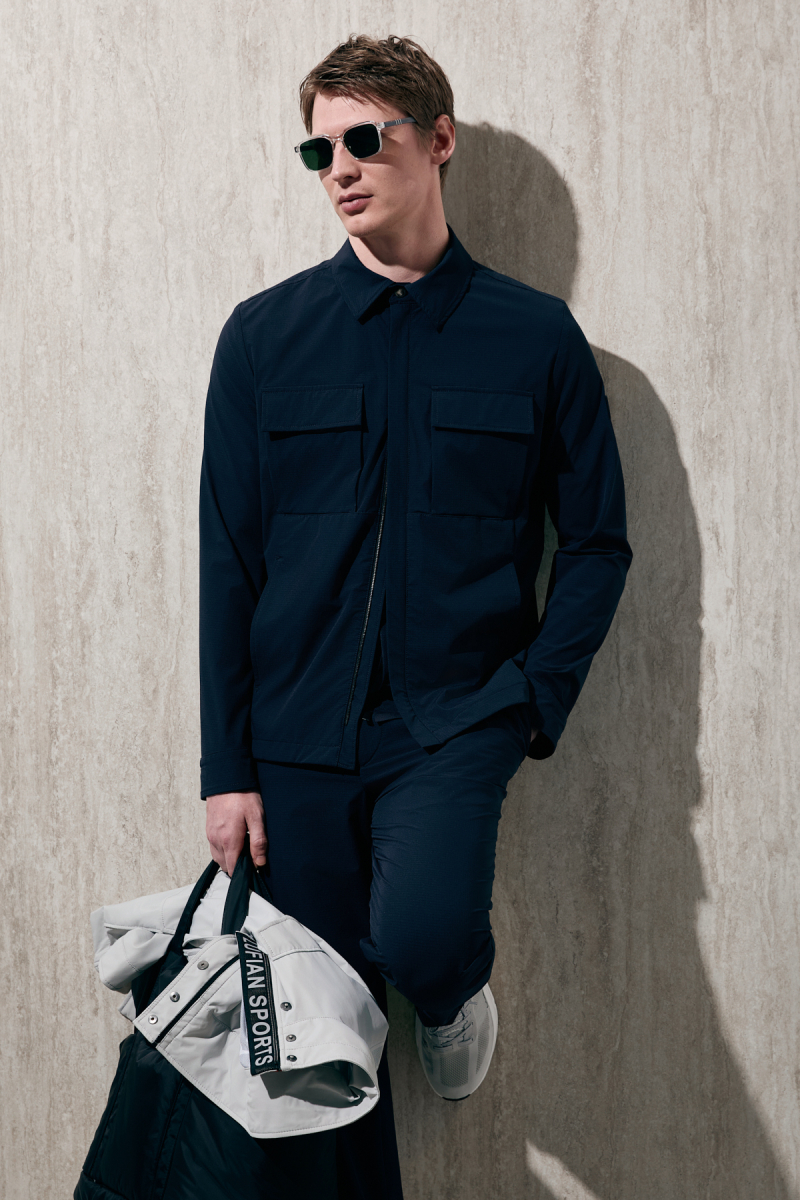 Lufian Erkek Beck Gömlek Ceket 111120071 Lacivert Lacivert