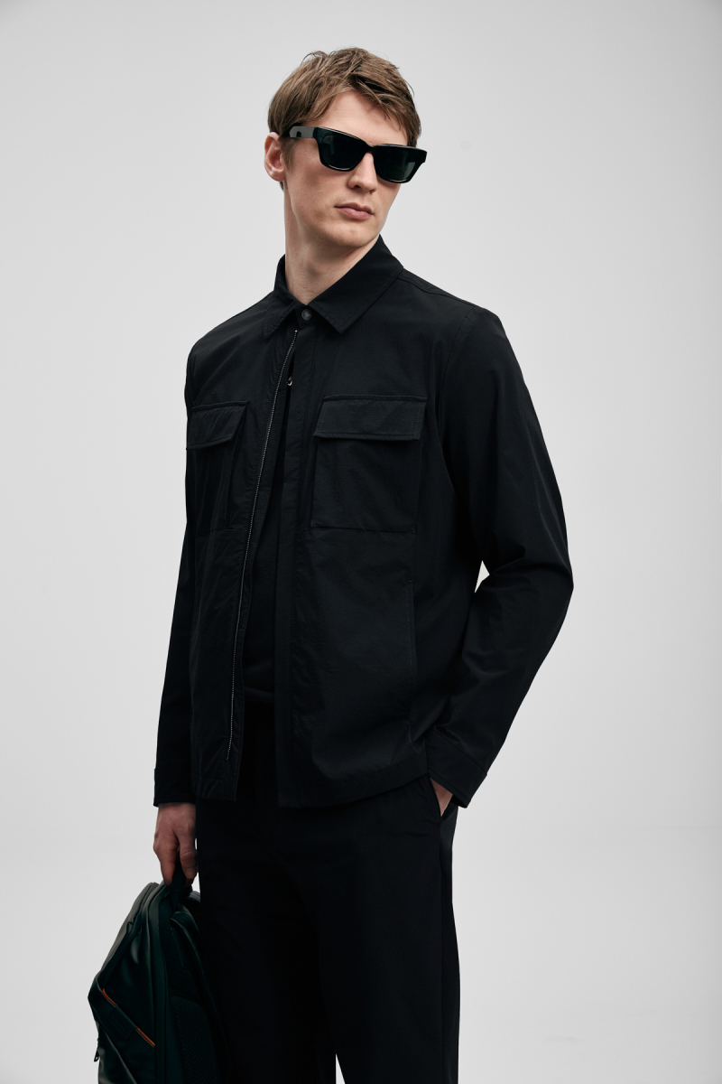 Lufian Erkek Beck Gömlek Ceket 111120071 Siyah Siyah