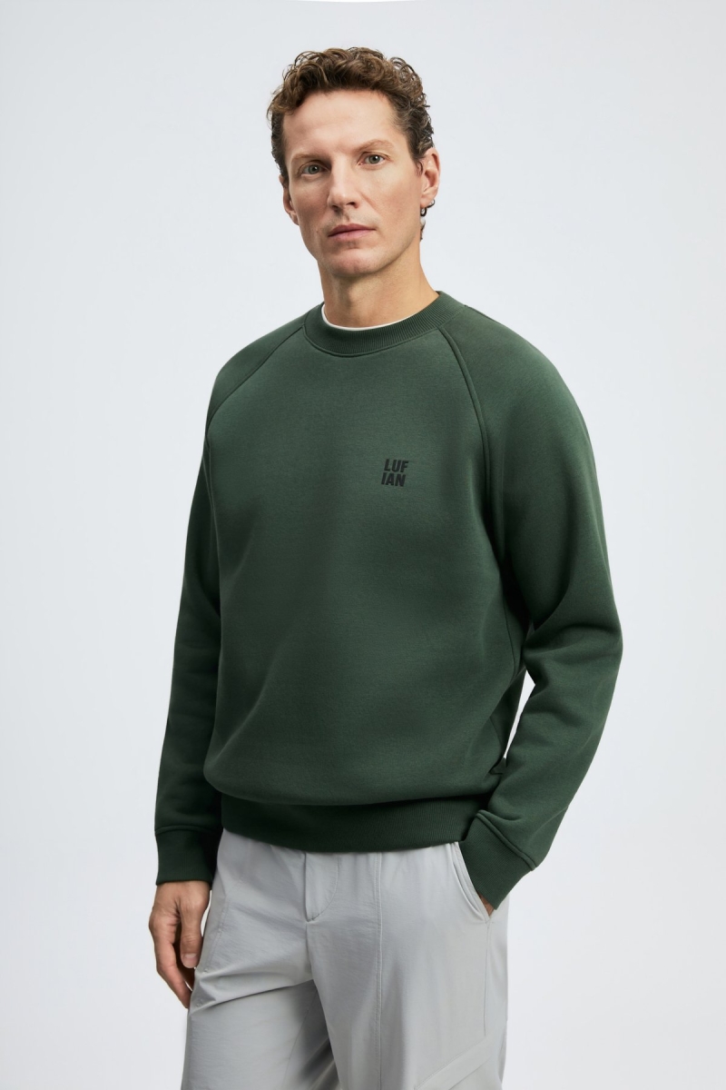 Lufian Erkek Blake Sweatshirt Çimen Yeşili ÇİMEN YEŞİLİ