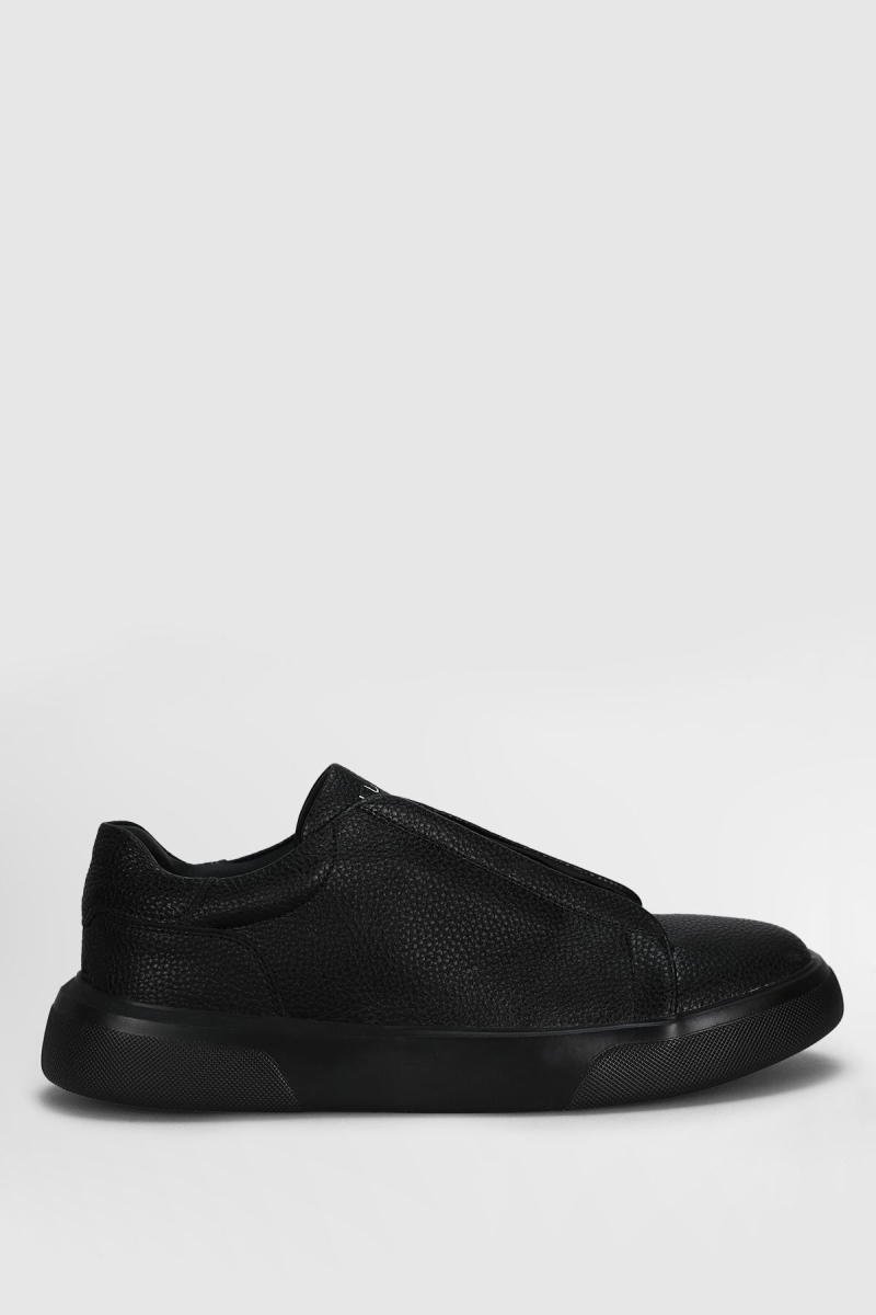 Lufian Erkek Dante Deri Sneaker Ayakkabı 112230257 Siyah Siyah