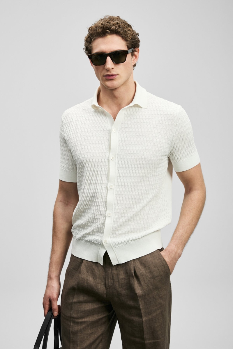 Lufian Erkek Darwın Coolmax® Kazak 111090144 Kırık Beyaz Kırık Beyaz