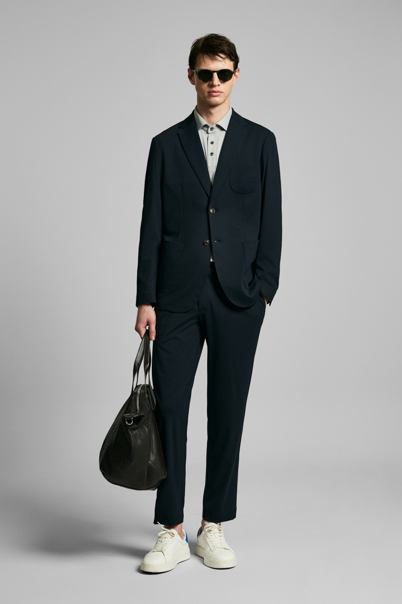 Lufian Erkek Evrıc Smart Slim Fit Chino Pantolon 111190361 Lacivert Lacivert