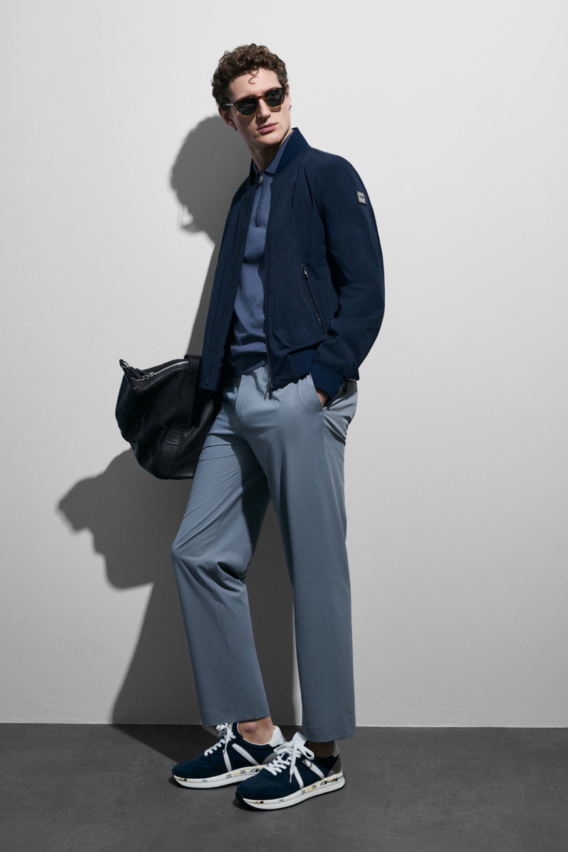Lufian Erkek Fenrıc Smart Slim Fit Chino Pantolon 111190362 Gri Gri