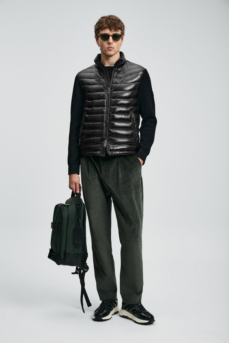 Lufian Erkek Glenn Kaz Tüyü Mont 112120243 Siyah Siyah