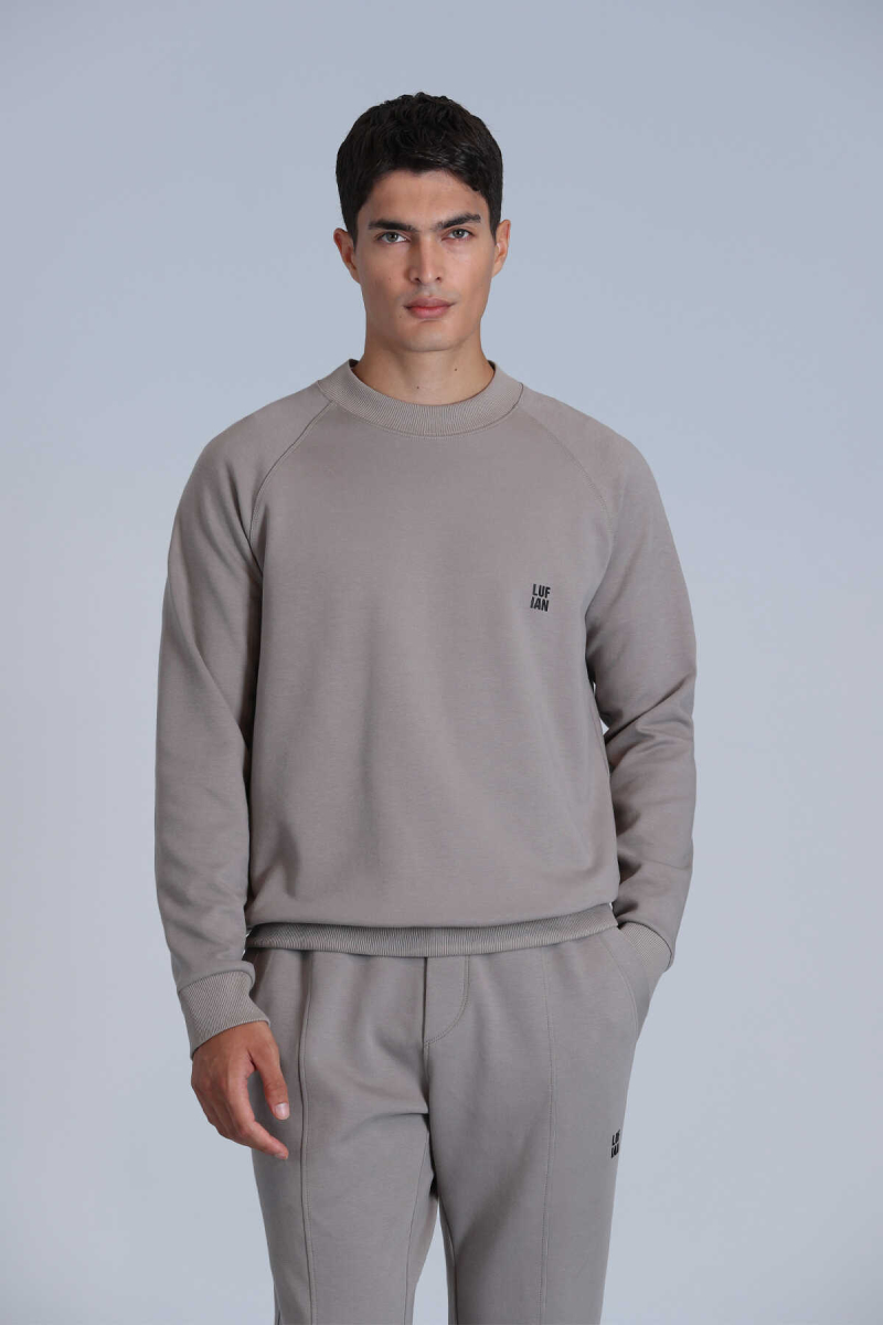 Lufian Erkek Grant Sweatshirt 112030154 Vizon Vizon