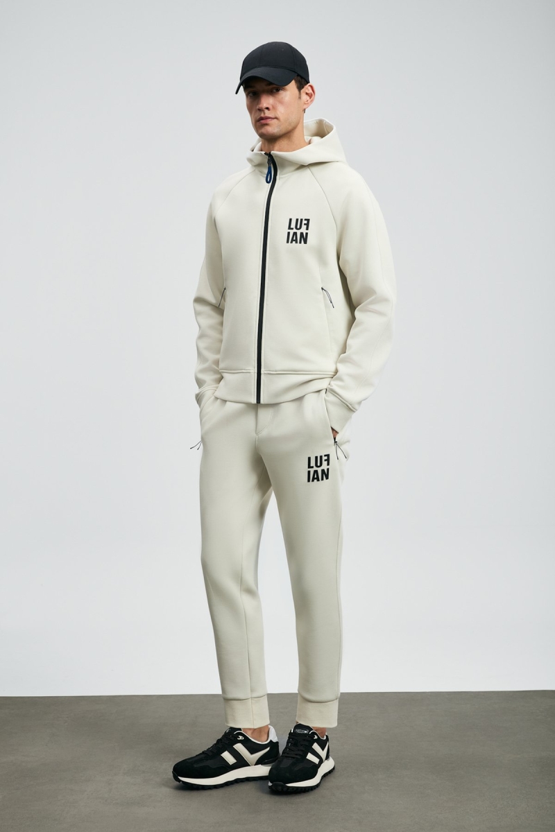 Lufian Erkek Ice Eşofman Üst 112050079 Kırık Beyaz Kırık Beyaz