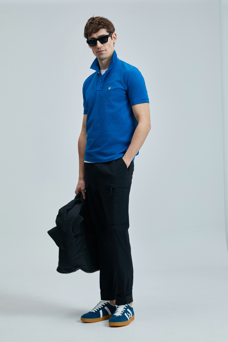 Lufian Erkek Laon Smart Polo T-Shirt 111040206 Saks Saks