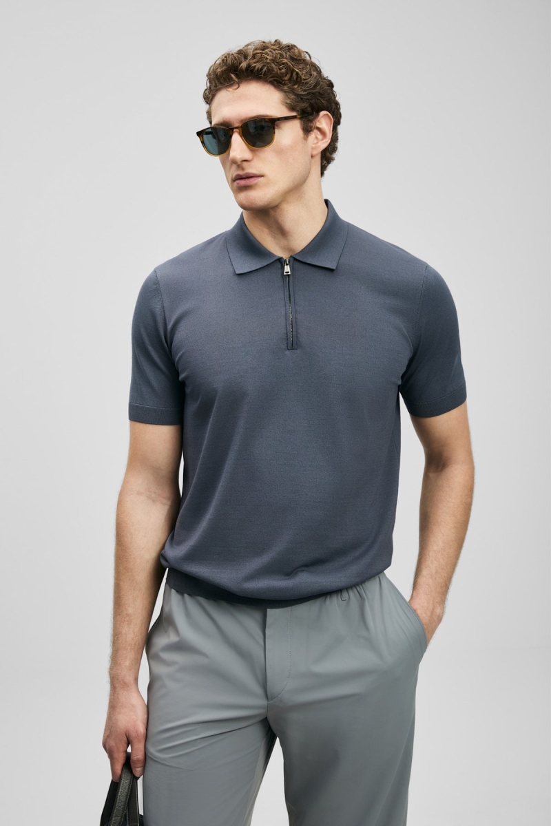 Lufian Erkek North Modal Karışımlı Kazak 111090136 Gri Gri