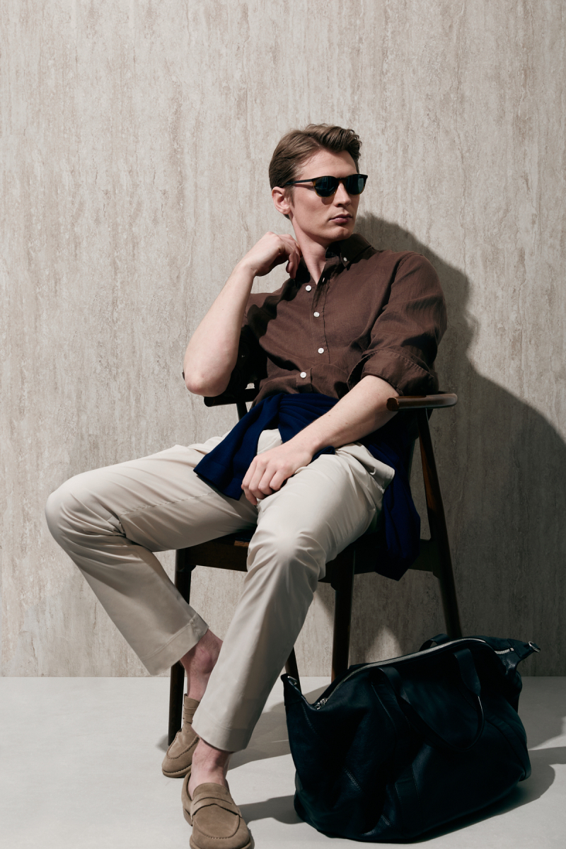 Lufian Erkek Pitaya Comfort Fit Keten Gömlek 111010654 Koyu Kahve KOYU KAHVE