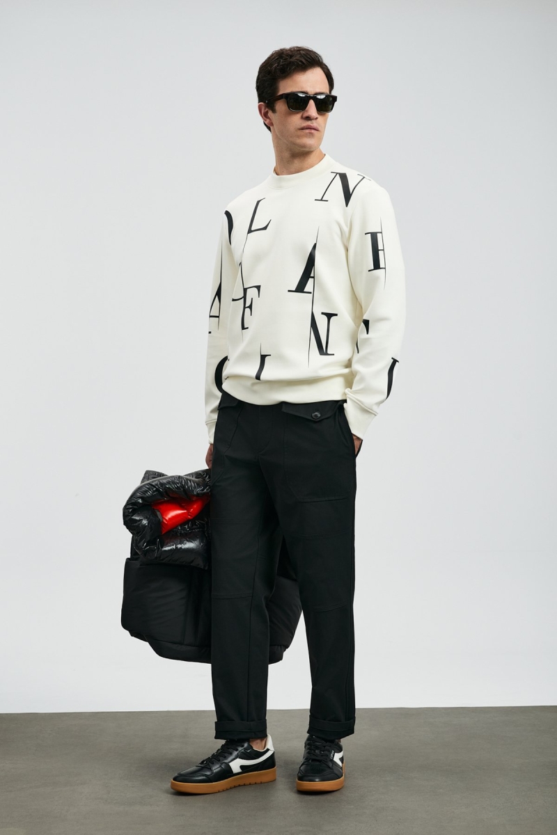 Lufian Erkek Tıffany Sweatshirt 112030184 Kırık Beyaz Kırık Beyaz