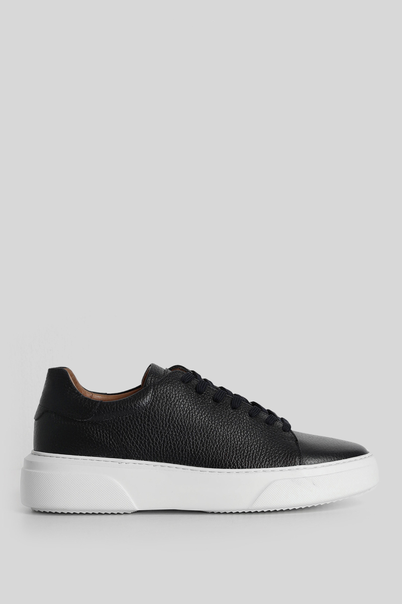 Lufian Erkek Tommy Deri Sneaker Ayakkabı 111230187 Lacivert Lacivert