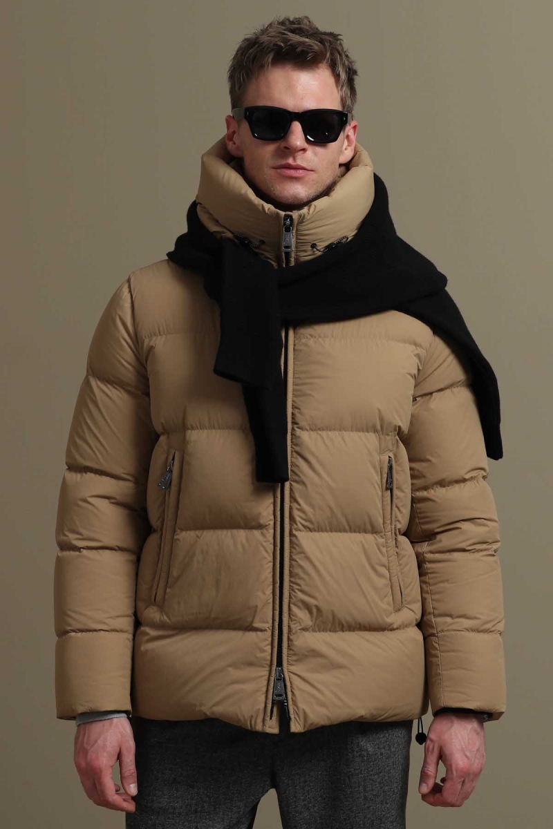 Lufian Erkek Tommy Kaz Tüyü Mont 112120180 Camel Camel