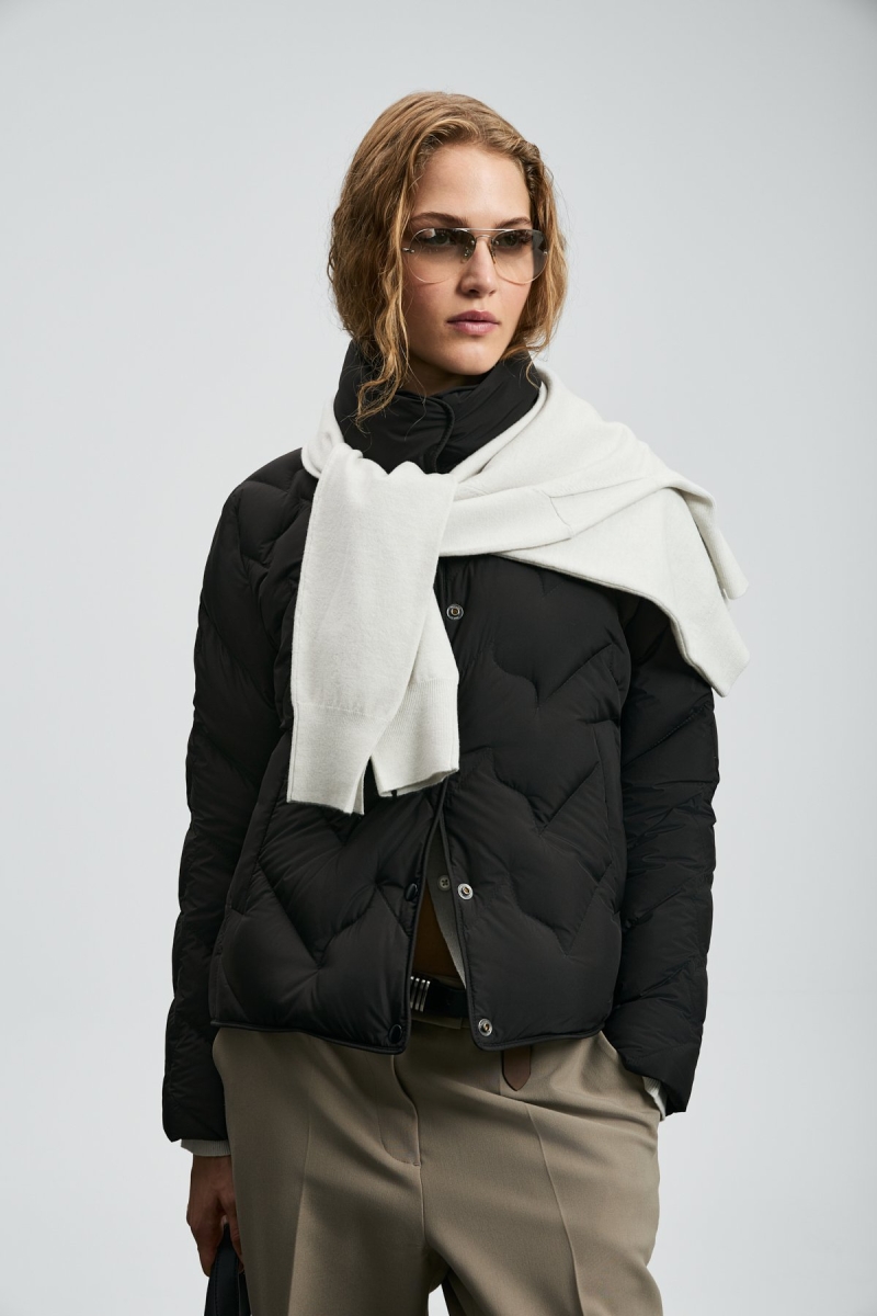 Lufian Kadın Desert Kaz Tüyü Mont 122120043 Siyah Siyah