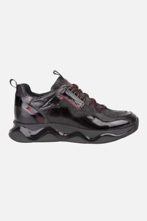 Marcomen Erkek Air Taban Deri Sneaker Ayakkabı 6065 Siyah Siyah