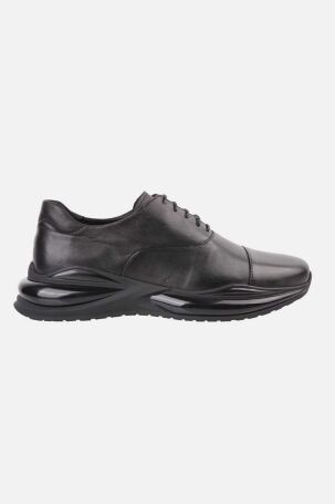 Marcomen Erkek Hakiki Deri Sneaker Ayakkabı 62616298 Siyah Siyah