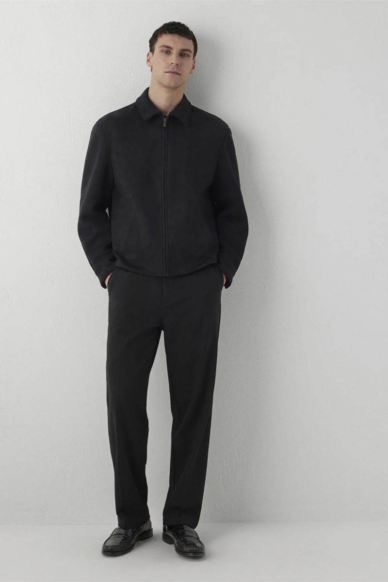 Mavi Erkek Beli Lastikli Pantolon Black Black