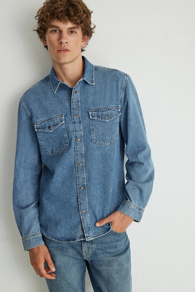 Mavi Erkek Denim Jean Gömlek M0210909 Mavi Mavi