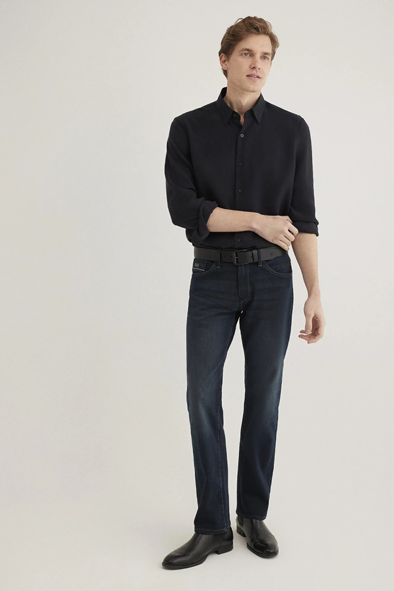 Mavi Erkek Hunter Jean Pantolon M0020231891 Lacivert Lacivert