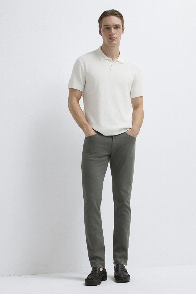 Mavi Erkek Jake Gabardin Pantolon M00422A2940 Yeşil Yeşil