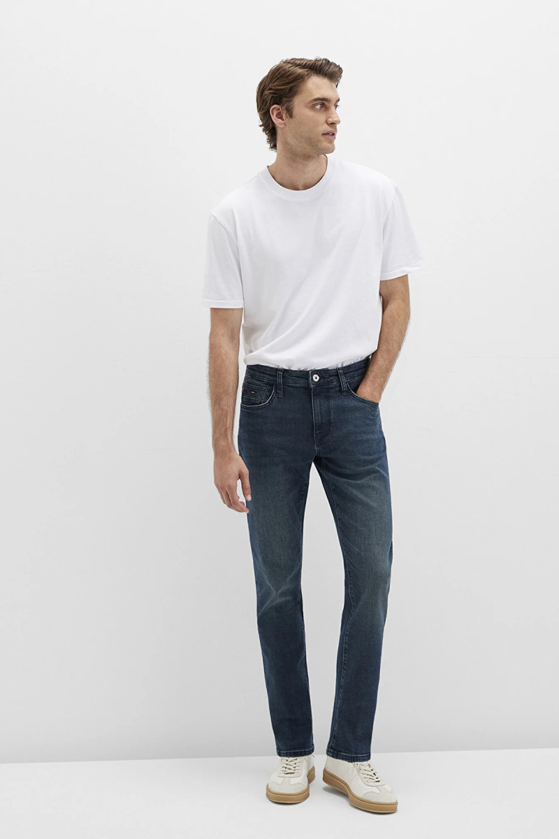Mavi Erkek Jake Pro Move Gölgeli Jean Pantolon M0042290832 Lacivert Lacivert