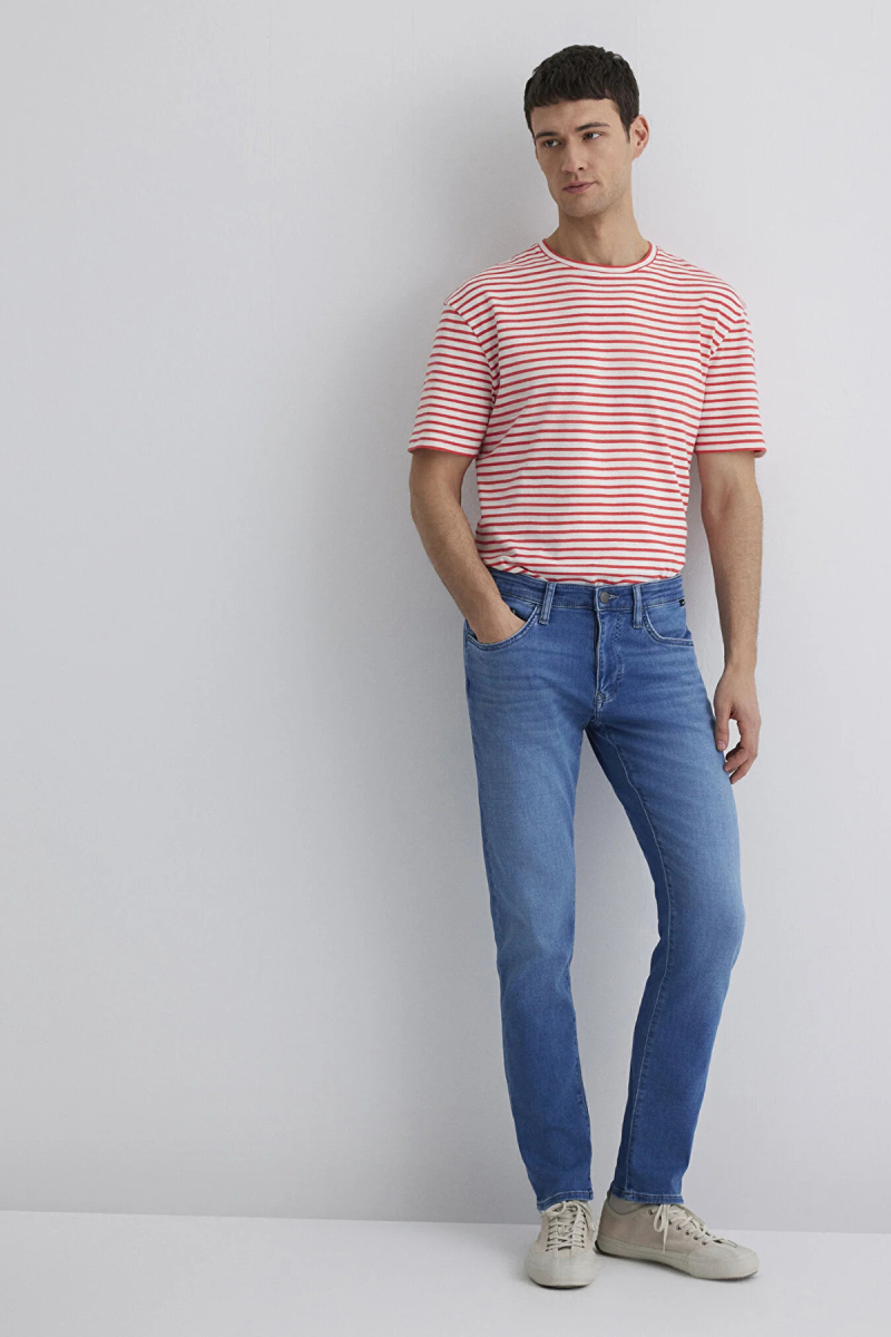 Mavi Erkek Jake Sporty Jean Pantolon M0042280965 Açık Mavi Açık Mavi