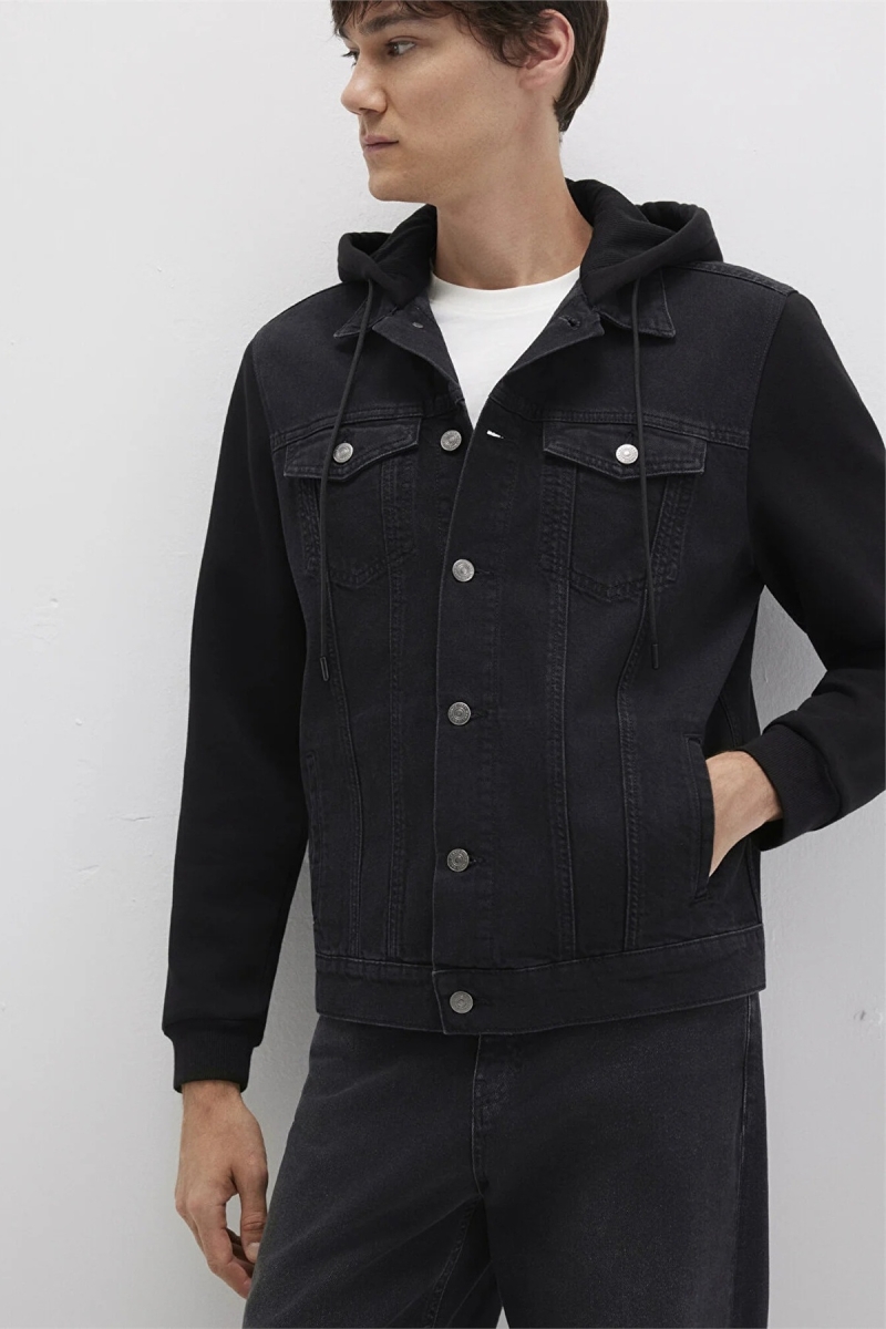 Mavi Erkek Lenny 90Lar Rinse Jean Ceket Antrasit Antrasit