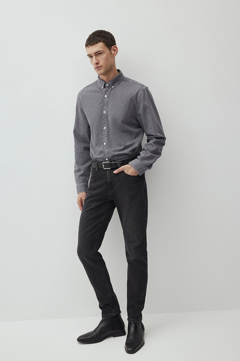Mavi Erkek London Classic Denim Jean Pantolon M0010172 Antrasit Antrasit