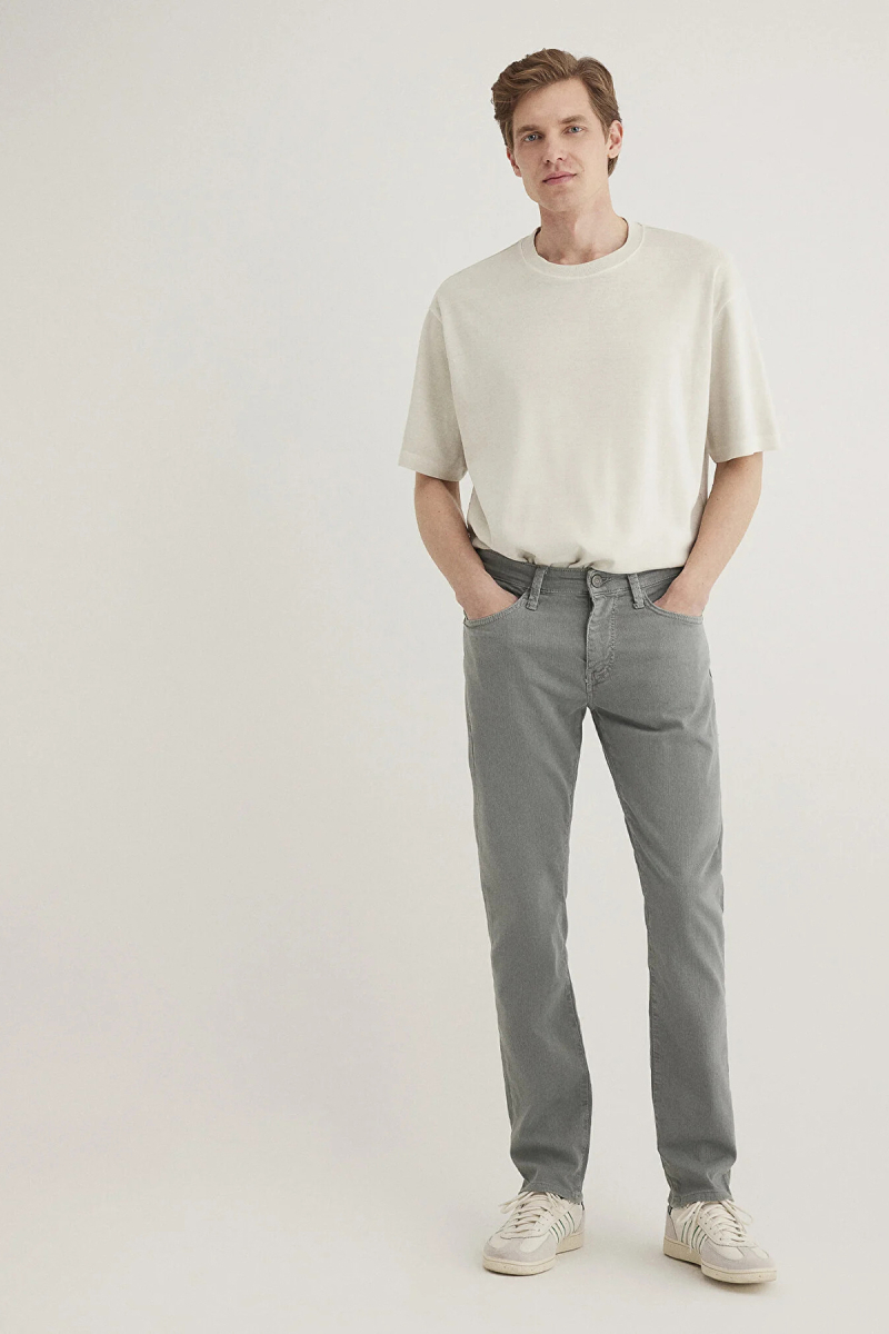 Mavi Erkek Marcus Comfort Gabardin Pantolon M0035180922 Gri Gri